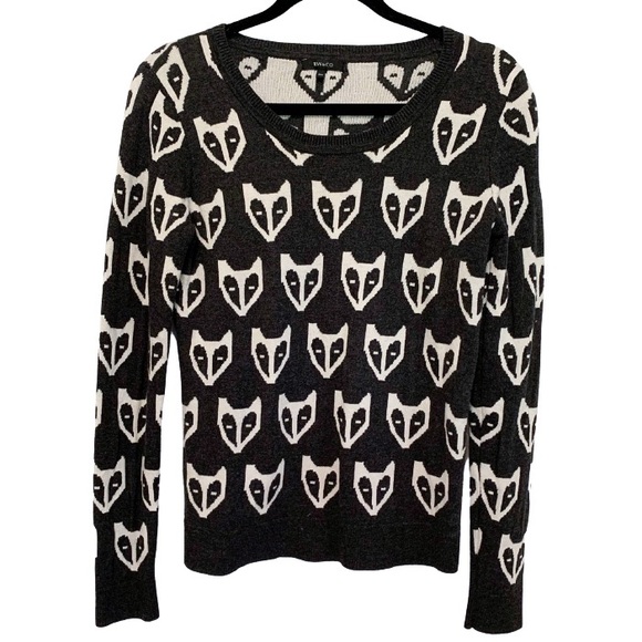 RW & Co | Crew Neck | Fox Sweater | Size M | Grey - Picture 2 of 5